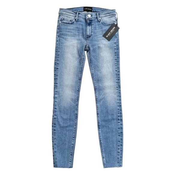 NWT Black Orchid Noah Ankle Fray Distressed Jeans - Picture 1 of 9